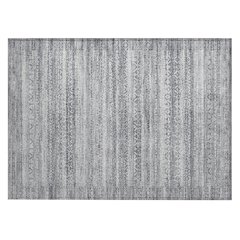 Machine Washable Indoor/Outdoor Chantille ACN2101 Gray 1'8" x 2'6" Rug