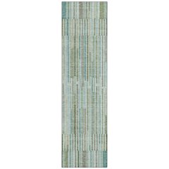 Machine Washable Indoor/Outdoor Chantille ACN2102 Aloe 2'3" x 7'6" Runner Rug