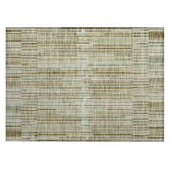 Machine Washable Indoor/Outdoor Chantille ACN2102 Khaki 1'8" x 2'6" Rug