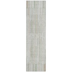 Machine Washable Indoor/Outdoor Chantille ACN2102 Sage 2'3" x 7'6" Runner Rug