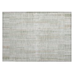 Machine Washable Indoor/Outdoor Chantille ACN2102 Sage 1'8" x 2'6" Rug