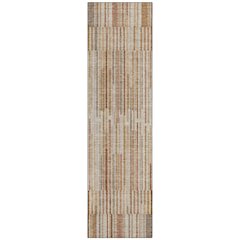 Machine Washable Indoor/Outdoor Chantille ACN2102 Terracotta 2'3"x7'6"Runner Rug