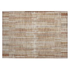 Machine Washable Indoor/Outdoor Chantille ACN2102 Terracotta 1'8" x 2'6" Rug