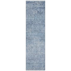 Machine Washable Indoor/Outdoor Chantille ACN2103 Blue 2'3" x 7'6" Runner Rug