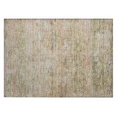 Machine Washable Indoor/Outdoor Chantille ACN2103 Gold 1'8" x 2'6" Rug