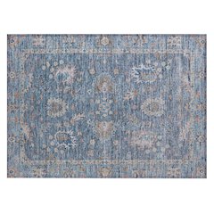 Machine Washable Indoor/Outdoor Chantille ACN2104 Blue 1'8" x 2'6" Rug