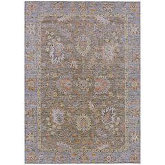 Machine Washable Indoor/Outdoor Chantille ACN2104 Brown 2'6" x 3'10" Rug