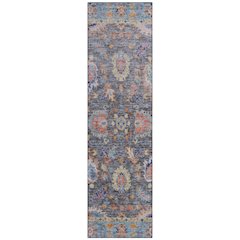 Machine Washable Indoor/Outdoor Chantille ACN2104 Gray 2'3" x 7'6" Runner Rug