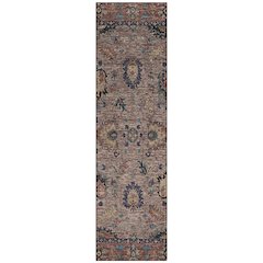 Machine Washable Indoor/Outdoor Chantille ACN2104 Mocha 2'3" x 7'6" Runner Rug