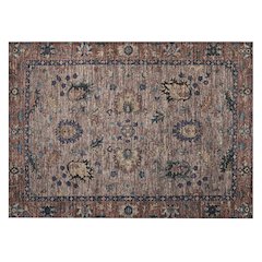 Machine Washable Indoor/Outdoor Chantille ACN2104 Mocha 1'8" x 2'6" Rug