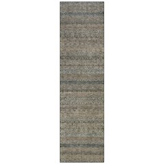 Machine Washable Indoor/Outdoor Chantille ACN2105 Chocolate 2'3"x7'6" Runner Rug