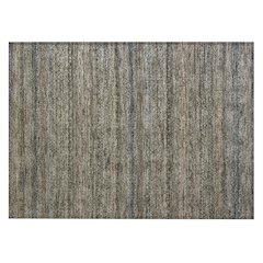 Machine Washable Indoor/Outdoor Chantille ACN2105 Chocolate 1'8" x 2'6" Rug
