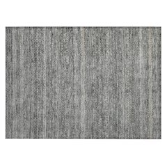 Machine Washable Indoor/Outdoor Chantille ACN2105 Pewter 1'8" x 2'6" Rug