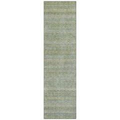 Machine Washable Indoor/Outdoor Chantille ACN2105 Sage 2'3" x 7'6" Runner Rug