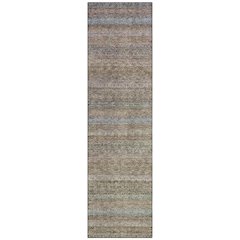Machine Washable Indoor/Outdoor Chantille ACN2106 Brown 2'3" x 7'6" Runner Rug