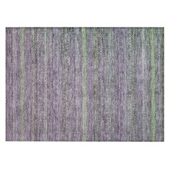 Machine Washable Indoor/Outdoor Chantille ACN2106 Purple 1'8" x 2'6" Rug