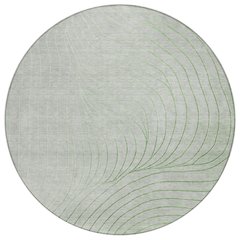 Machine Washable Indoor/Outdoor Chantille ACN2107 Aloe 8' x 8' Round Rug