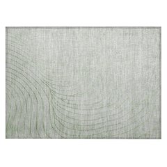 Machine Washable Indoor/Outdoor Chantille ACN2107 Aloe 1'8" x 2'6" Rug
