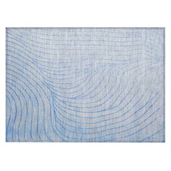 Machine Washable Indoor/Outdoor Chantille ACN2107 Blue 1'8" x 2'6" Rug