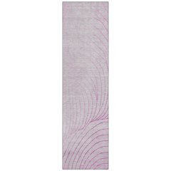 Machine Washable Indoor/Outdoor Chantille ACN2107 Blush 2'3" x 7'6" Runner Rug