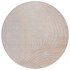 Machine Washable Indoor/Outdoor Chantille ACN2107 Copper 8' x 8' Round Rug