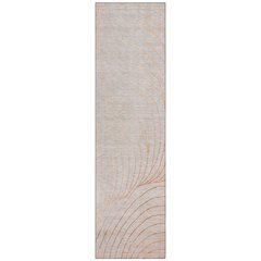 Machine Washable Indoor/Outdoor Chantille ACN2107 Copper 2'3" x 7'6" Runner Rug