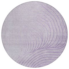 Machine Washable Indoor/Outdoor Chantille ACN2107 Lavender 8' x 8' Round Rug