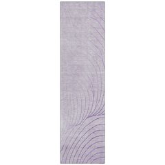 Machine Washable Indoor/Outdoor Chantille ACN2107 Lavender 2'3"x7'6" Runner Rug