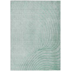 Machine Washable Indoor/Outdoor Chantille ACN2107 Mint 2'6" x 3'10" Rug
