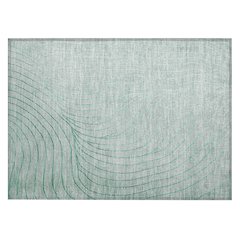 Machine Washable Indoor/Outdoor Chantille ACN2107 Mint 1'8" x 2'6" Rug