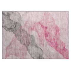 Machine Washable Indoor/Outdoor Chantille ACN2109 Blush 1'8" x 2'6" Rug