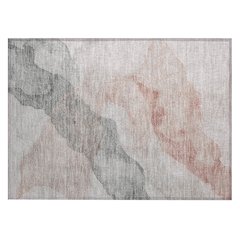 Machine Washable Indoor/Outdoor Chantille ACN2109 Salmon 1'8" x 2'6" Rug