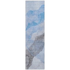 Machine Washable Indoor/Outdoor Chantille ACN2109 Sky 2'3" x 7'6" Runner Rug