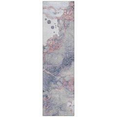 Machine Washable Indoor/Outdoor Chantille ACN2110 Blush 2'3" x 7'6" Runner Rug