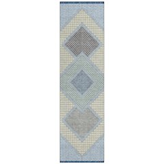 Machine Washable Indoor/Outdoor Chantille ACN2111 Denim 2'3" x 7'6" Runner Rug