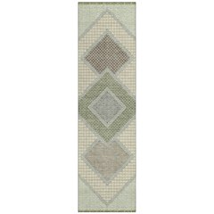 Machine Washable Indoor/Outdoor Chantille ACN2111 Green 2'3" x 7'6" Runner Rug