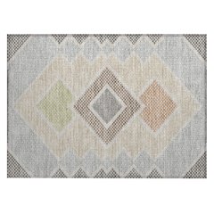 Machine Washable Indoor/Outdoor Chantille ACN2111 Pewter 1'8" x 2'6" Rug