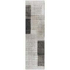 Machine Washable Indoor/Outdoor Chantille ACN2112 Ivory 2'3" x 7'6" Runner Rug