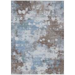 Machine Washable Indoor/Outdoor Chantille ACN2114 Brown 2'6" x 3'10" Rug
