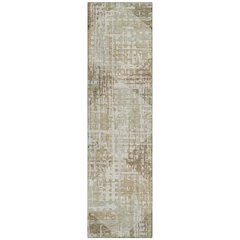 Machine Washable Indoor/Outdoor Chantille ACN2116 Fern 2'3" x 7'6" Runner Rug