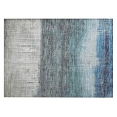 Machine Washable Indoor/Outdoor Chantille ACN2118 Blue 1'8" x 2'6" Rug