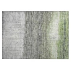Machine Washable Indoor/Outdoor Chantille ACN2118 Fern 1'8" x 2'6" Rug