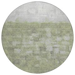 Machine Washable Indoor/Outdoor Chantille ACN2119 Fern 8' x 8' Round Rug