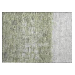 Machine Washable Indoor/Outdoor Chantille ACN2119 Fern 1'8" x 2'6" Rug