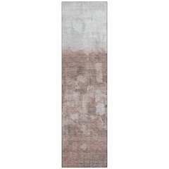 Machine Washable Indoor/Outdoor Chantille ACN2119 Paprika 2'3" x 7'6" Runner Rug
