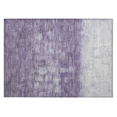 Machine Washable Indoor/Outdoor Chantille ACN2119 Purple 1'8" x 2'6" Rug