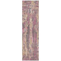 Machine Washable Indoor/Outdoor Chantille ACN2120 Blush 2'3" x 7'6" Runner Rug