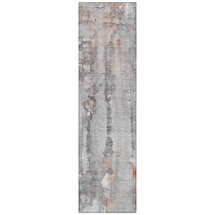 Machine Washable Indoor/Outdoor Chantille ACN2120 Copper 2'3" x 7'6" Runner Rug