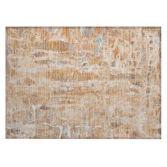 Machine Washable Indoor/Outdoor Chantille ACN2120 Orange 1'8" x 2'6" Rug