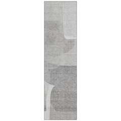 Machine Washable Indoor/Outdoor Chantille ACN2121 Linen 2'3" x 7'6" Runner Rug